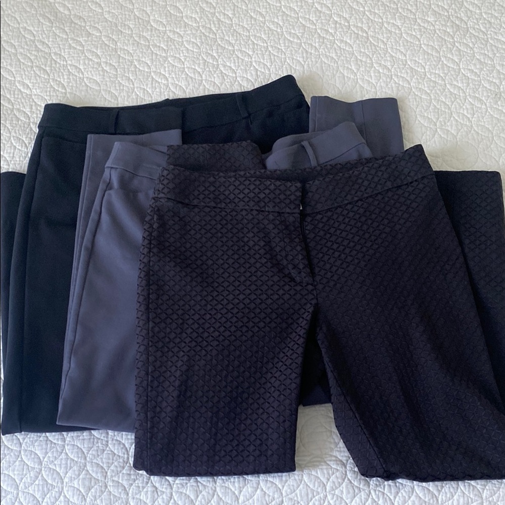 LOFT bundle of 12T Black and Gray Skinny Pants